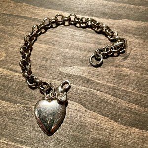 Stella & Dot Keepsake Heart Bracelet